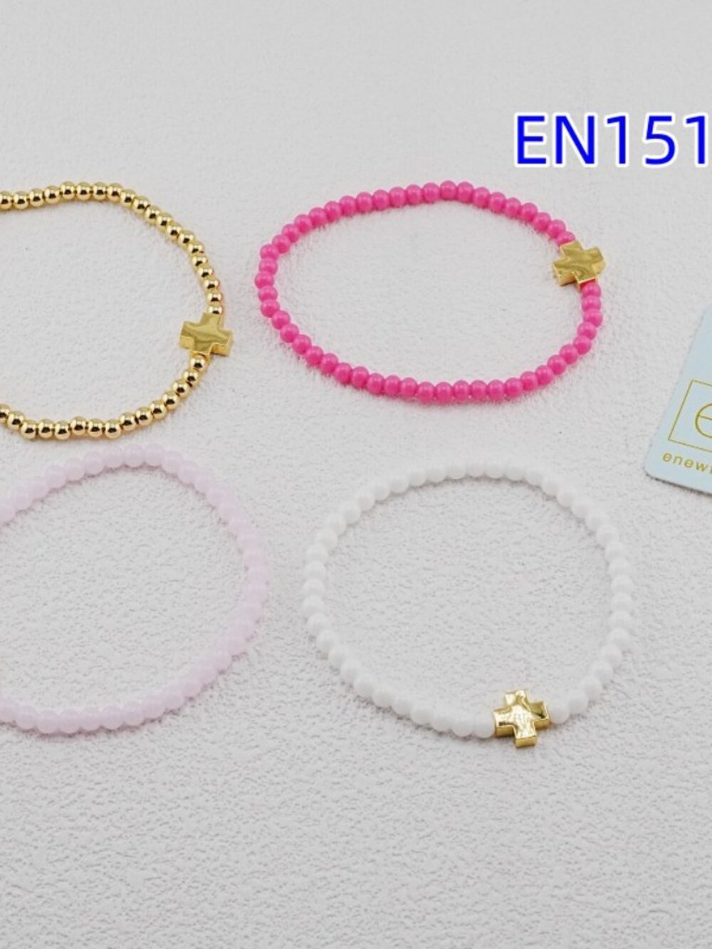 Enewton Pink-Tone Bracelet Set